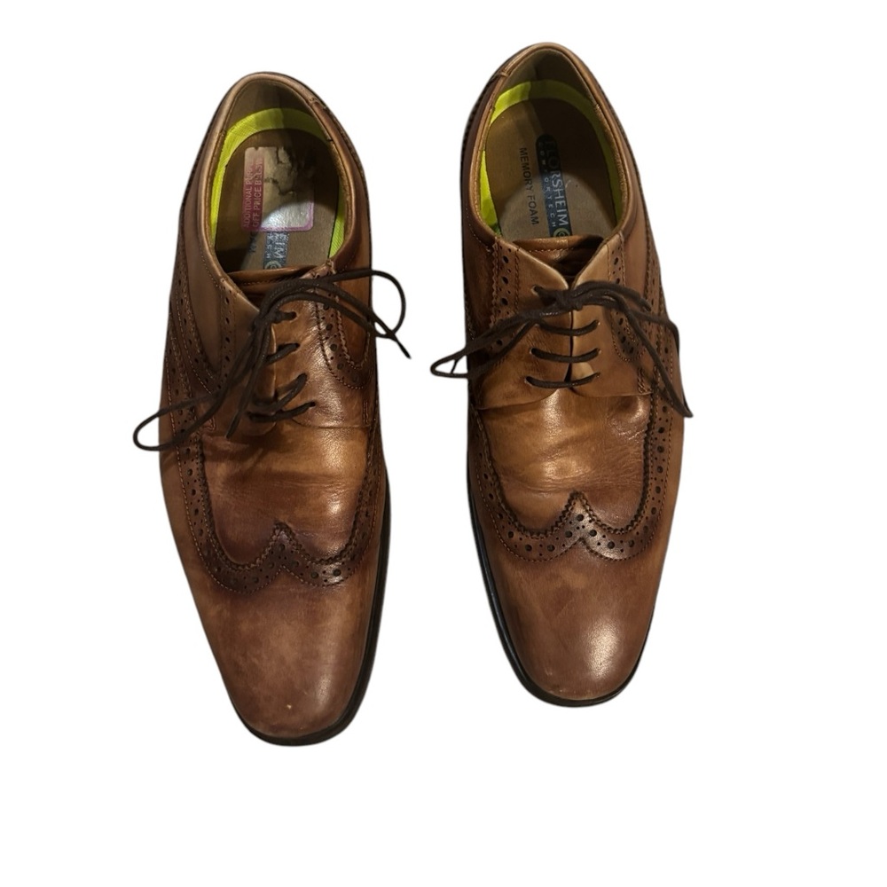 Florsheim‎ ComforTech Wingtip Shoes Brown Size 8
